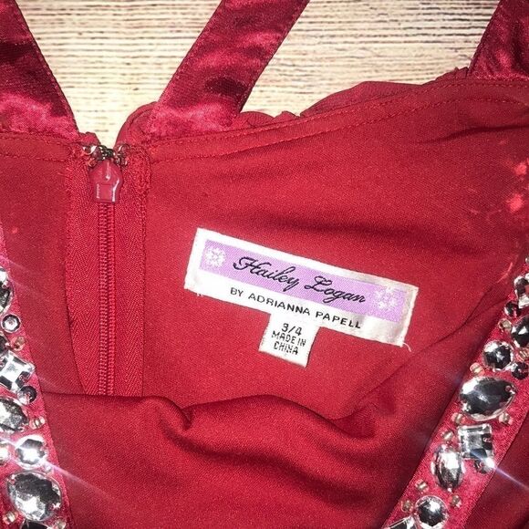 Adrianna Papell Flyaway Dress with Beaded Straps - Picture 4 of 8